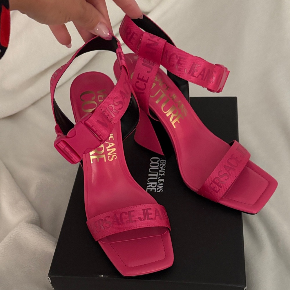 Versace Jeans Collection Fuchsia Heels